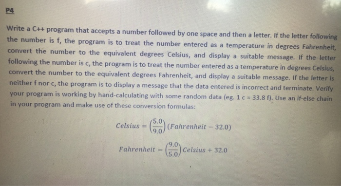 Solved Write a C++ program that accepts a number followed by | Chegg.com