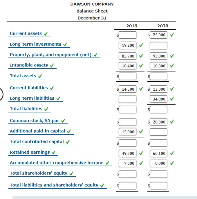 solved-balance-sheet-calculations-dawson-company-s-balance-chegg