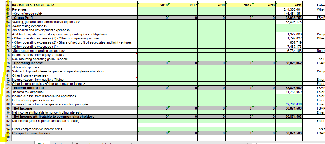 Solved How can I insert this data to the excel spreadsheet? | Chegg.com