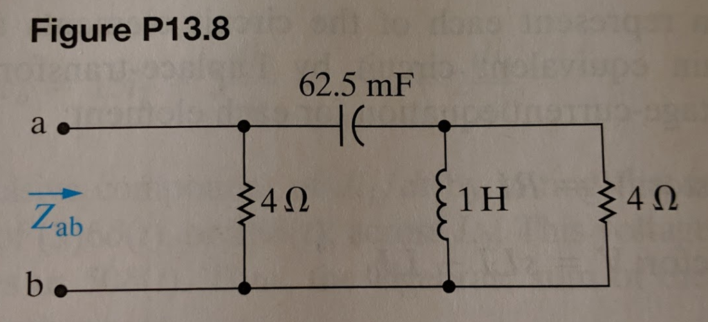 Solved 13.8 Find the poles and zeros of the impedance seen | Chegg.com