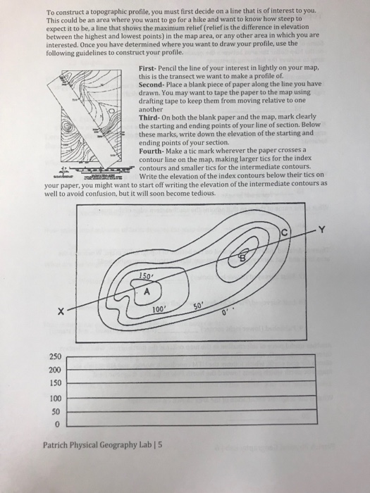 Solved Name School LAB 4 Topographic Maps &Google Earth Our