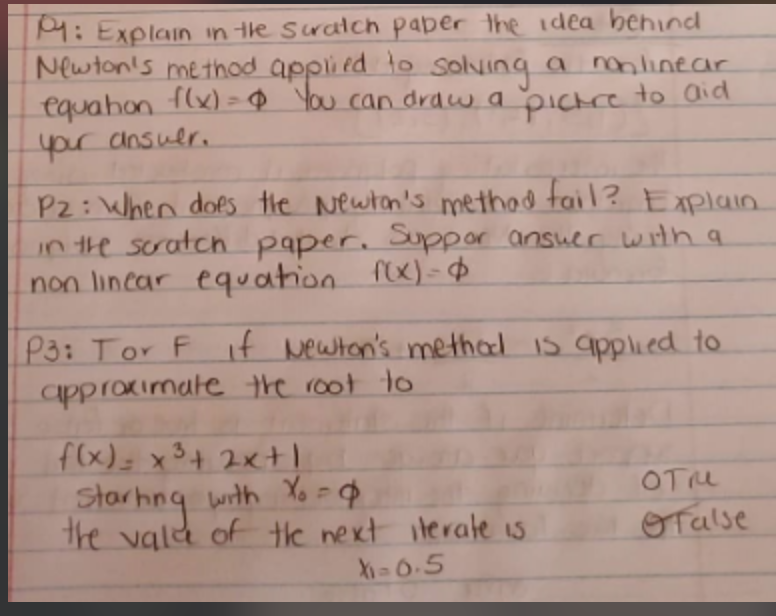 Solved 24: Explan in the scratch paper the idea behind | Chegg.com