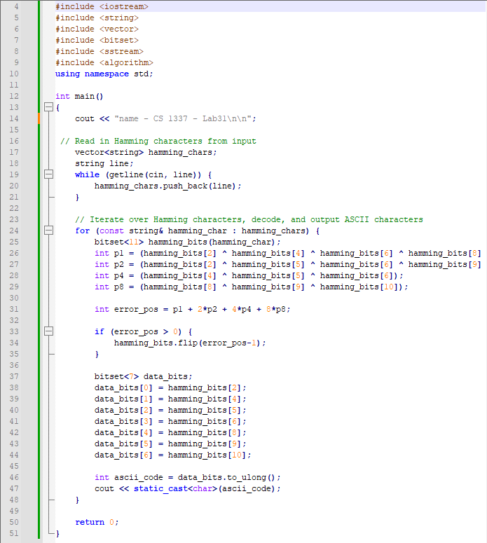 The Hamming Character Code is a code in which | Chegg.com