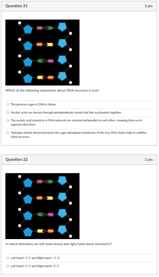 Solved Question 21 2 pts Which of the following statements | Chegg.com