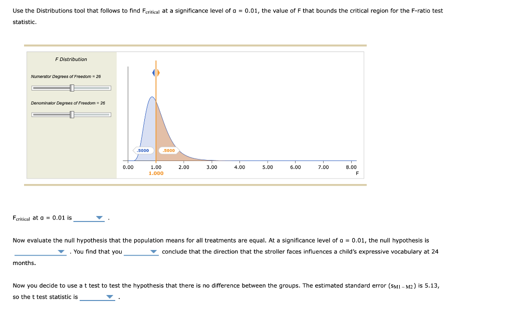 Solved 7. Comparing ANOVA and the t test for an | Chegg.com
