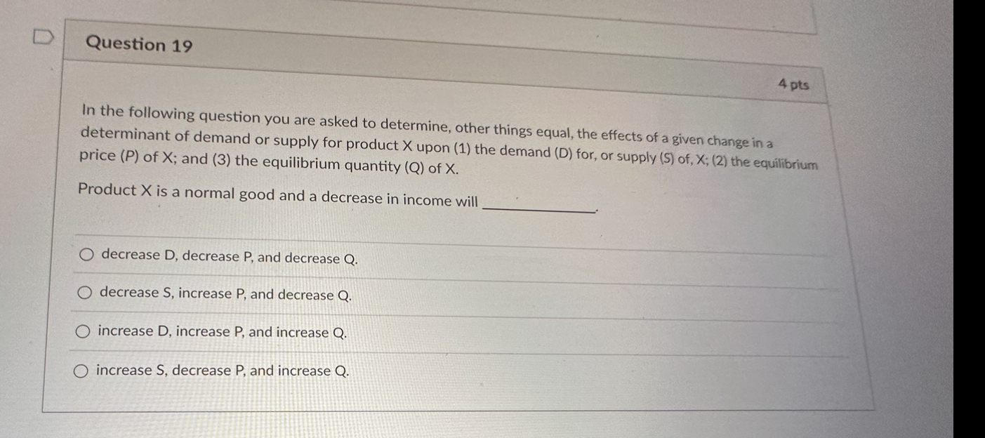 Solved In the following question you are asked to determine, | Chegg.com