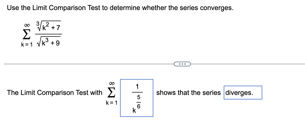 Solved Use The Limit Comparison Test To Determine Whether | Chegg.com