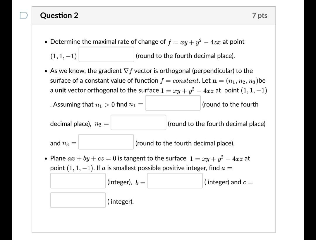 Solved Question 2 7 pts • Determine the maximal rate of | Chegg.com