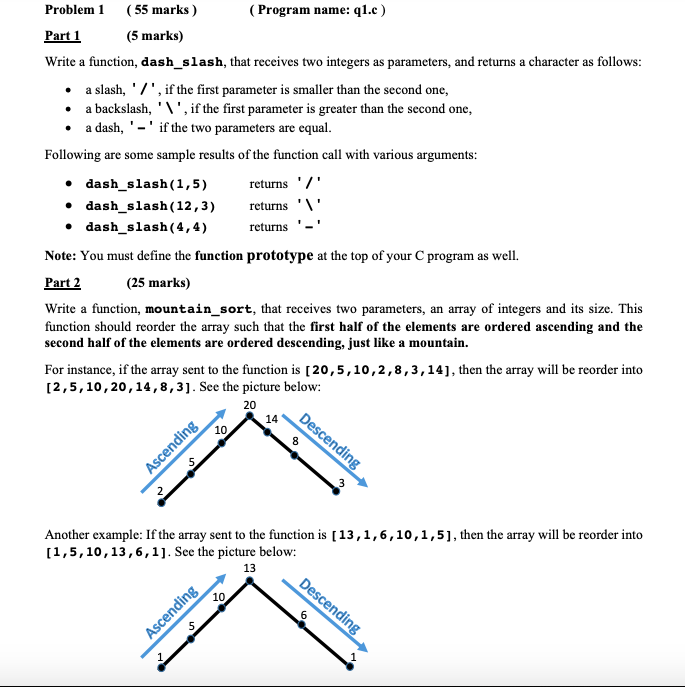 Solved Write a C program for this problem: (Do NOT use | Chegg.com