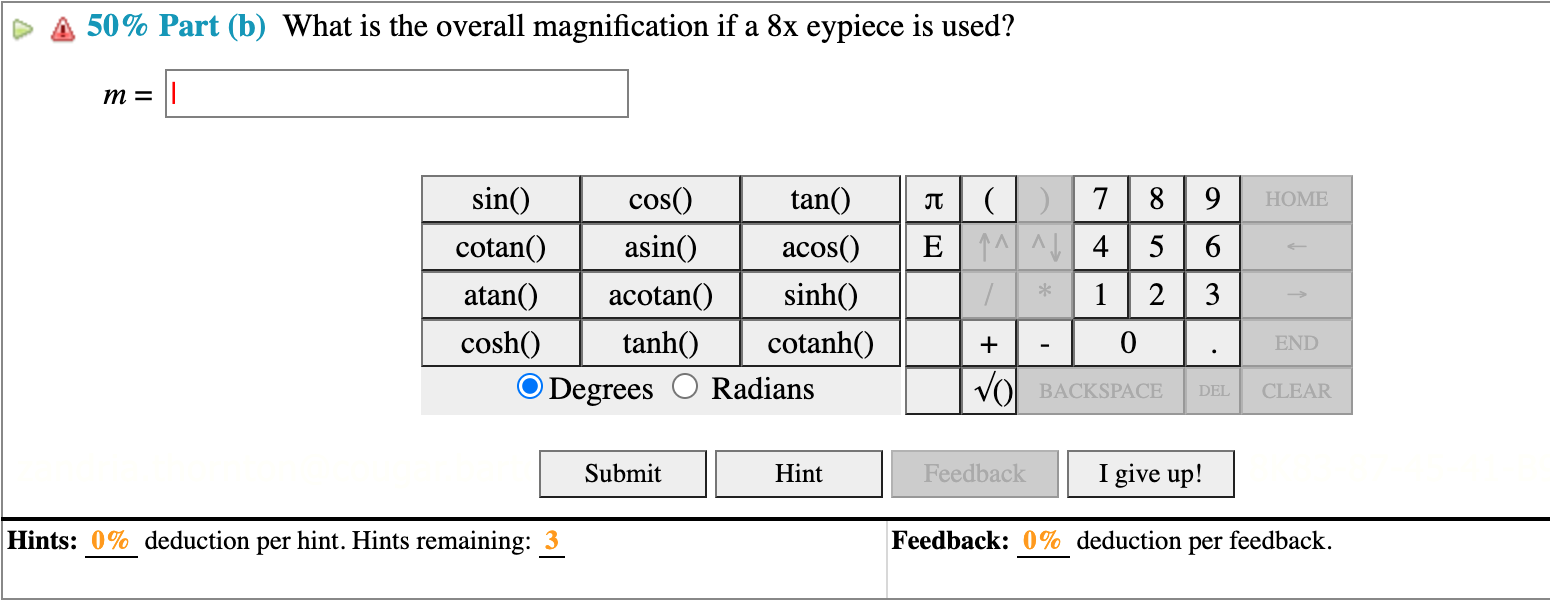 Solved (2\%) Problem 20: A simple compound microscope with | Chegg.com