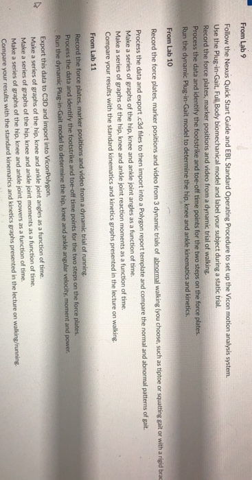 From Lab S9 Follow the Nexus Quick Start Guide and | Chegg.com