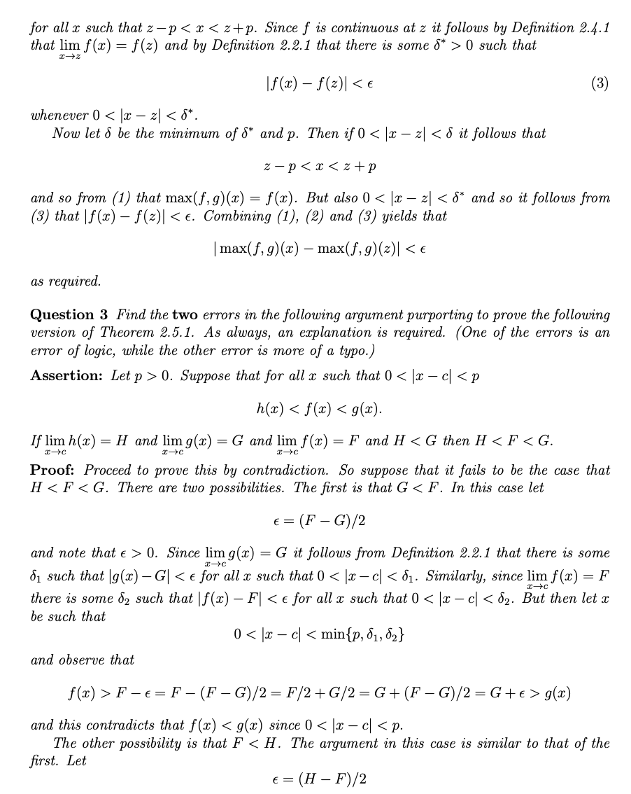 Solved for all x such that z−p0 such that ∣f(x)−f(z)∣