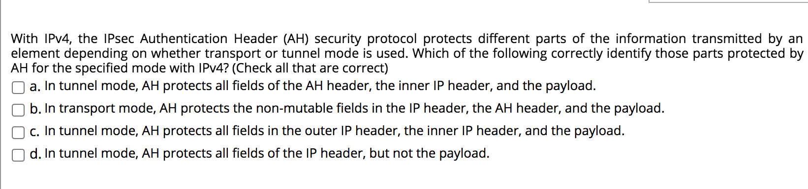 Solved Which of the following make access control decisions | Chegg.com