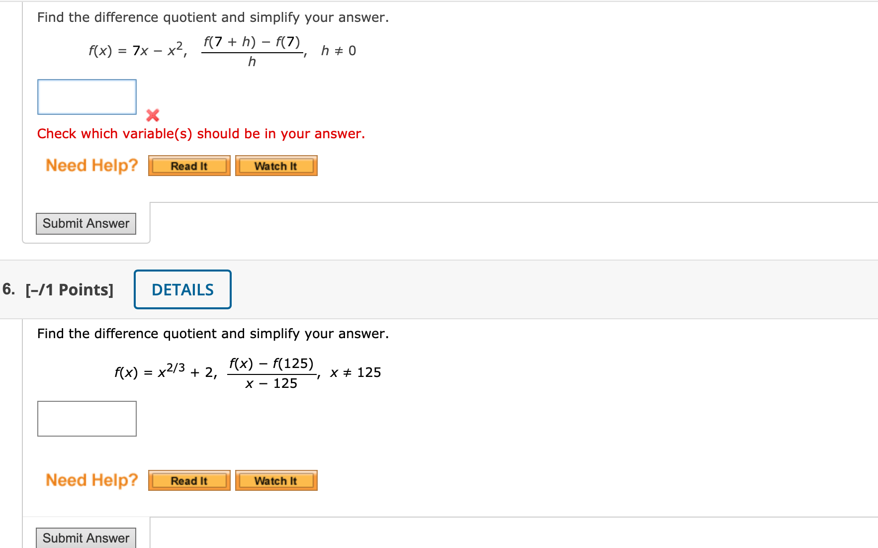 Solved Find the difference quotient and simplify your | Chegg.com