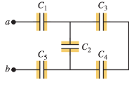 Solved Figure C1 = C5 =8.4µF And C2 =C3= C4 = 4.2µF. The | Chegg.com