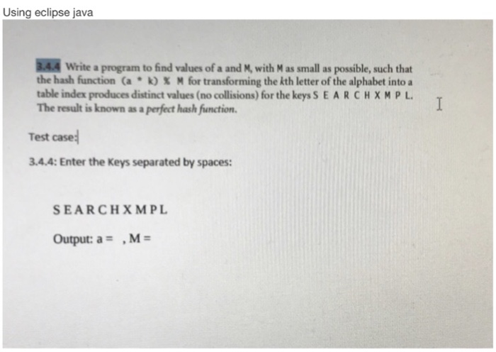 Solved The output should be exactly the same as the given | Chegg.com