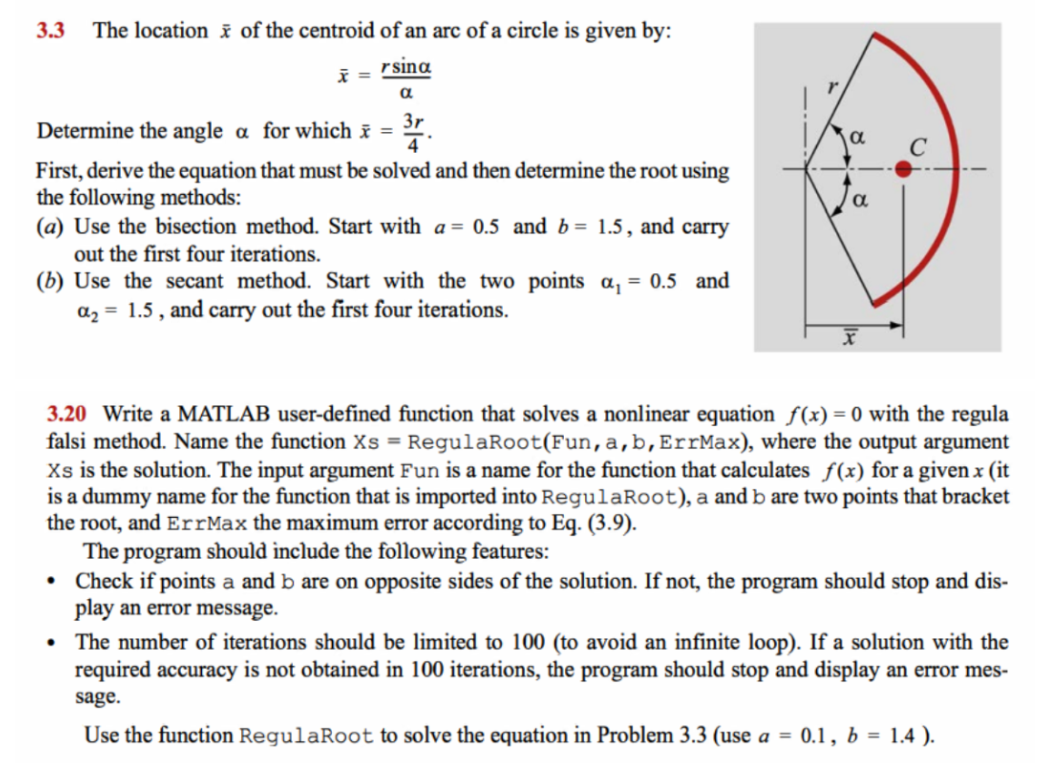 solved-3-3-the-location-x-of-the-centroid-of-an-arc-of-a-chegg