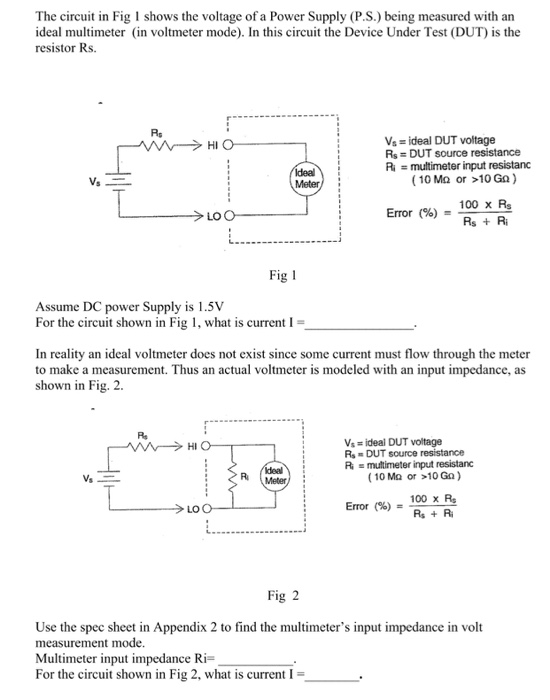 Solved The circuit in Fig 1 shows the voltage of a Power
