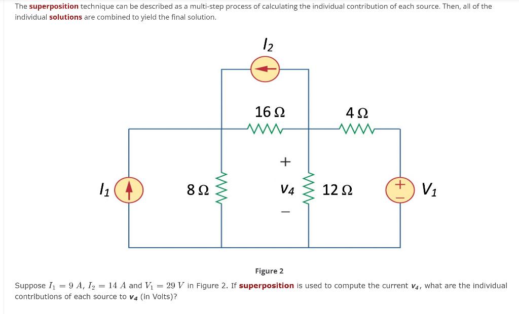 Solved The superposition technique can be described as a | Chegg.com