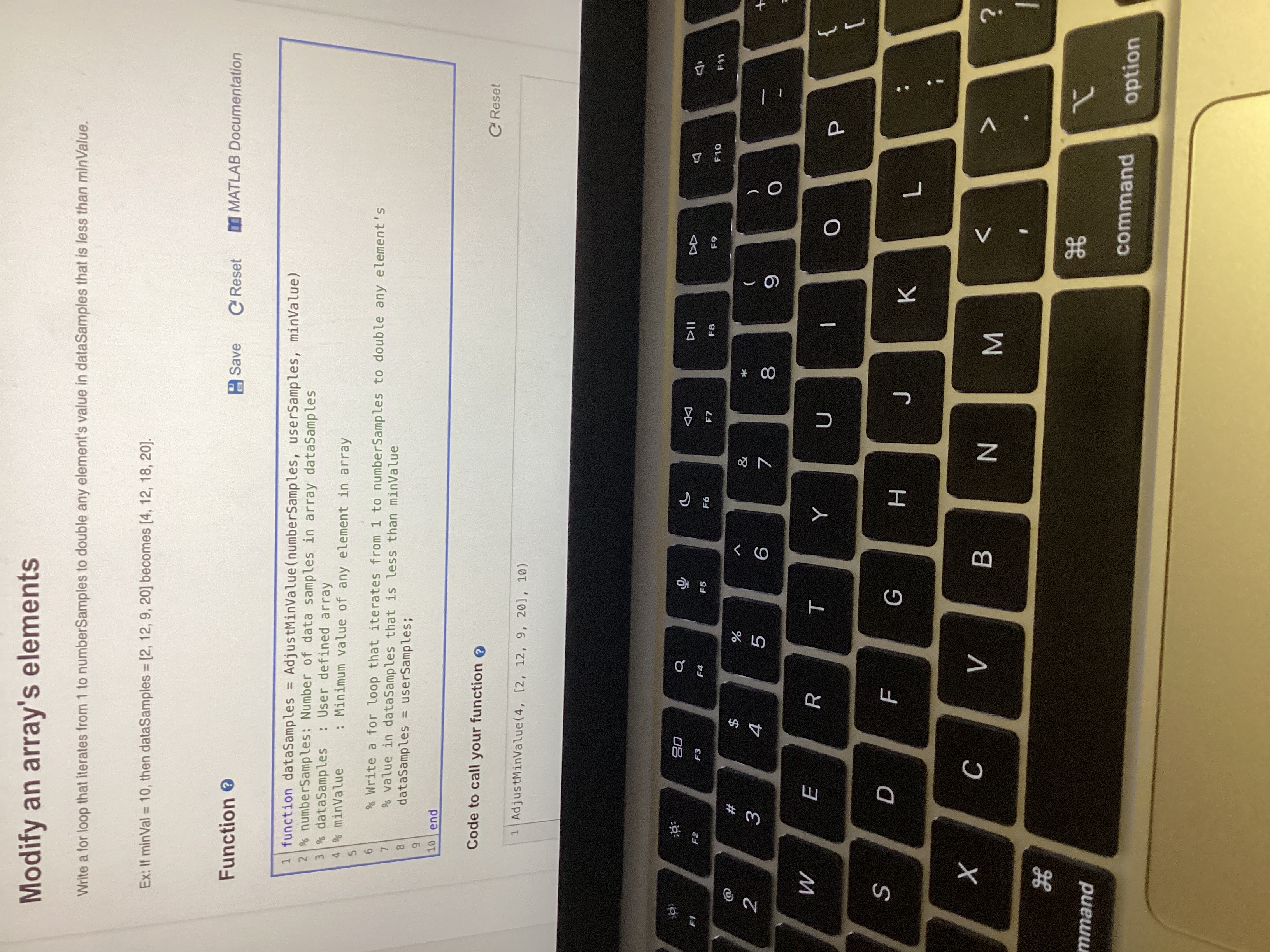 Solved Modify an array's elementsWrite a for loop that | Chegg.com