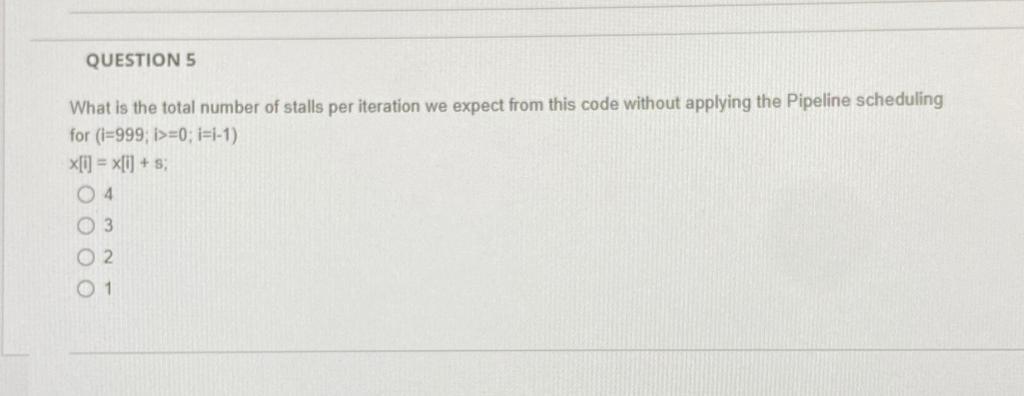 Solved What is the total number of stalls per iteration we | Chegg.com