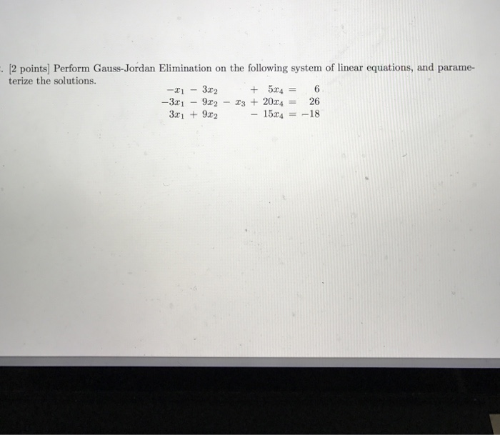 Solved Solve the following problems, showing any necessary | Chegg.com