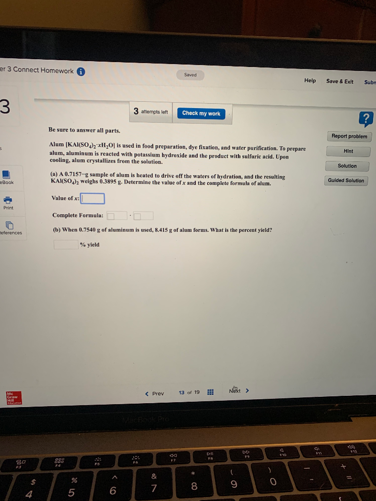 Solved er 3 Connect Homework A Saved Help Save & Exit Sub 3 | Chegg.com