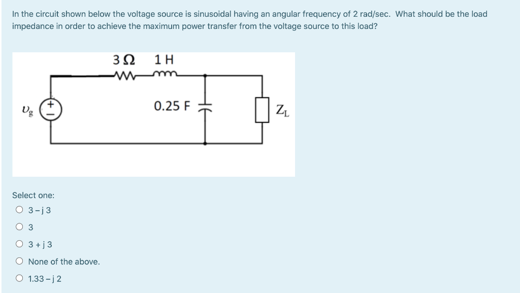 Solved In the circuit shown below the voltage source is | Chegg.com