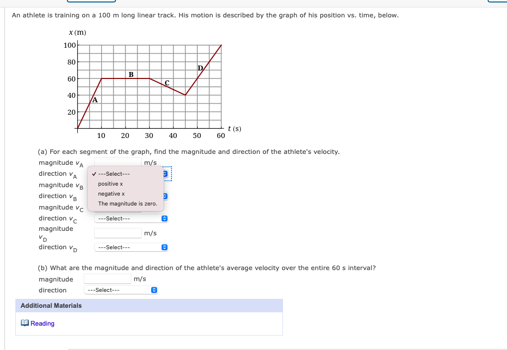 Solved (b) What are the magnitude and direction of the | Chegg.com