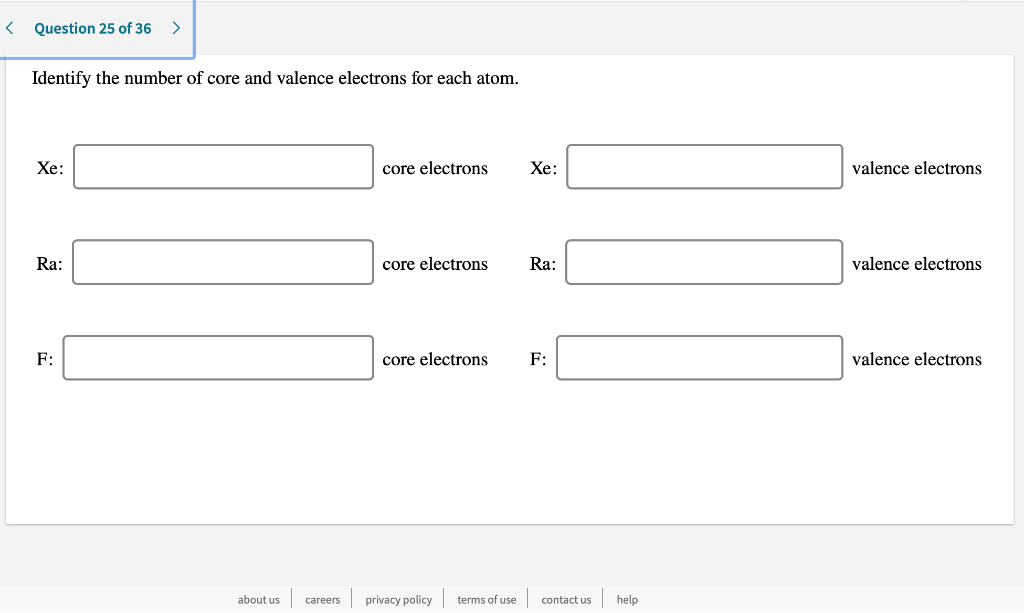 Solved Question 25 Of 36 Identify The Number Of Core And Chegg Com