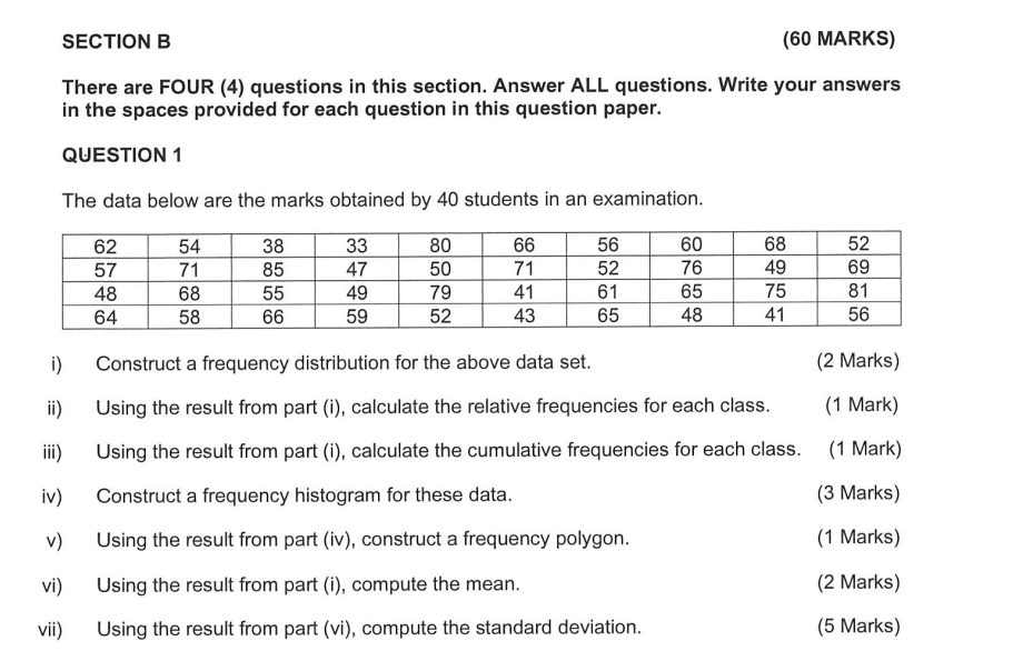 Solved SECTION B (60 MARKS) There Are FOUR (4) Questions In | Chegg.com