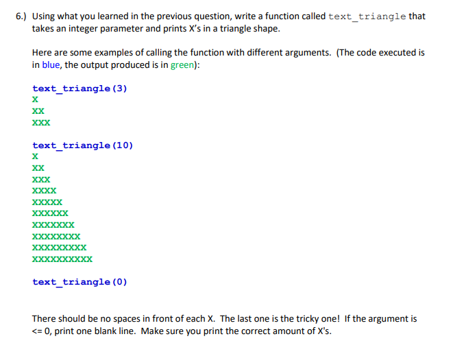 Solved 6.) Using what you learned in the previous question, | Chegg.com