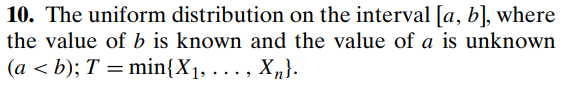 Solved 10. The Uniform Distribution On The Interval [a, B], | Chegg.com