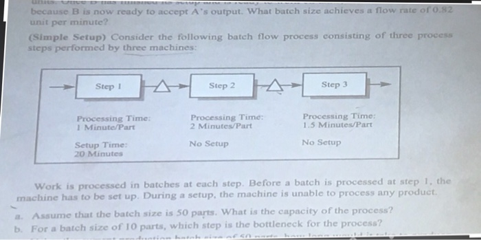 Solved Because B Is Now Ready To Accept A's Output. What | Chegg.com