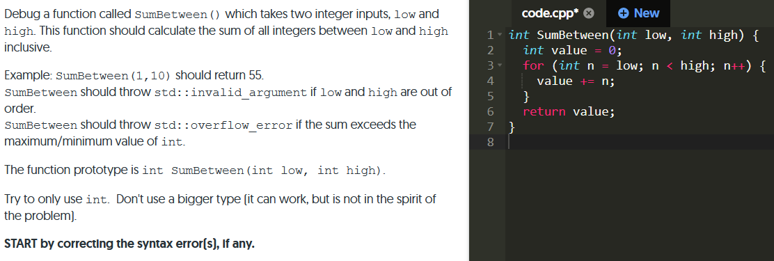 Solved Please also take into account edge test cases ( case | Chegg.com