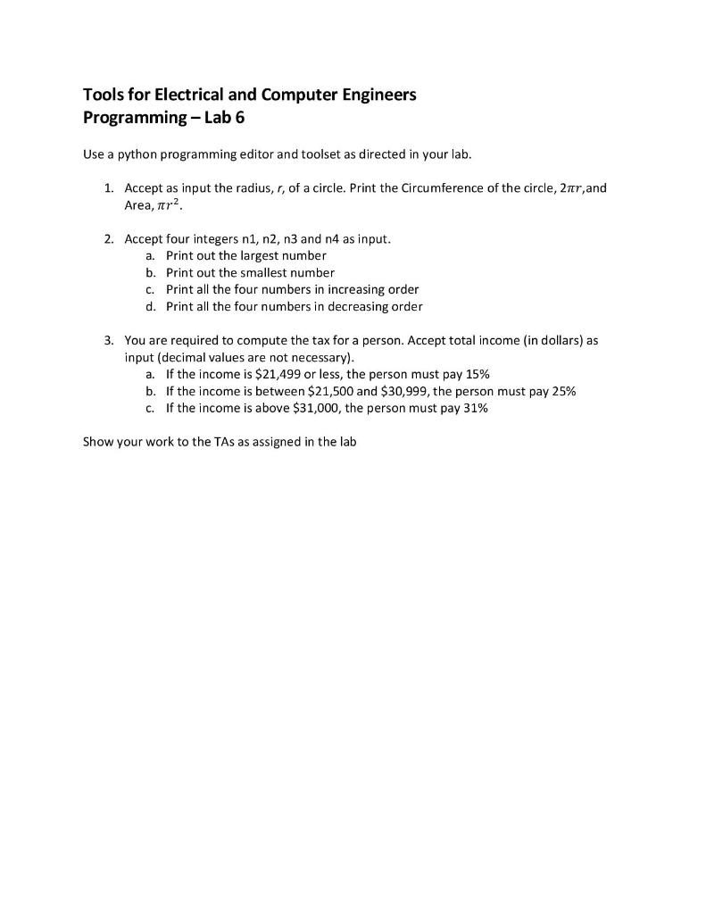 Solved I need help with an example for each in the lab to | Chegg.com