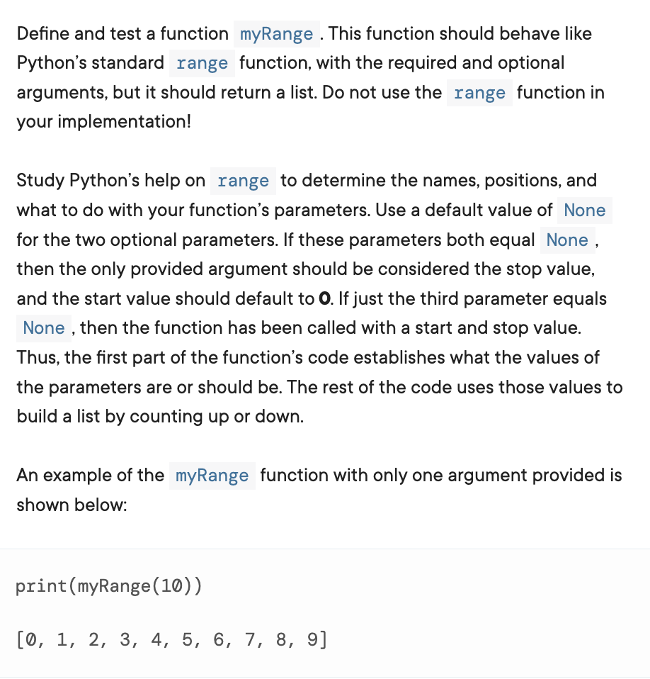Solved Python's standard function, with the required and | Chegg.com