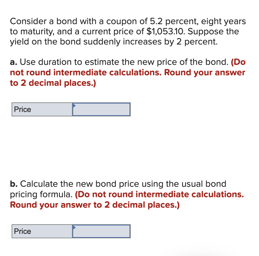 Solved Consider A Bond With A Coupon Of 5.2 Percent, Eight | Chegg.com