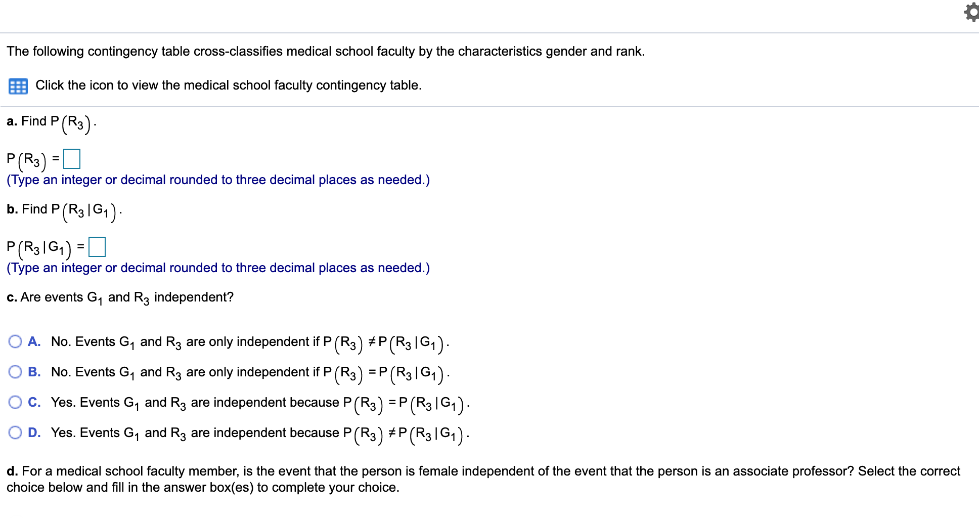 Solved The following contingency table cross-classifies | Chegg.com