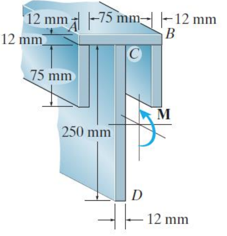 Solved Determine the maximum tensile and compressive bending | Chegg.com