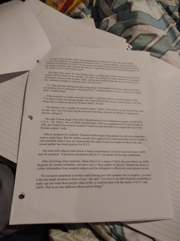 Solved Ethical Case Assignment Directions After Carefully Chegg Com