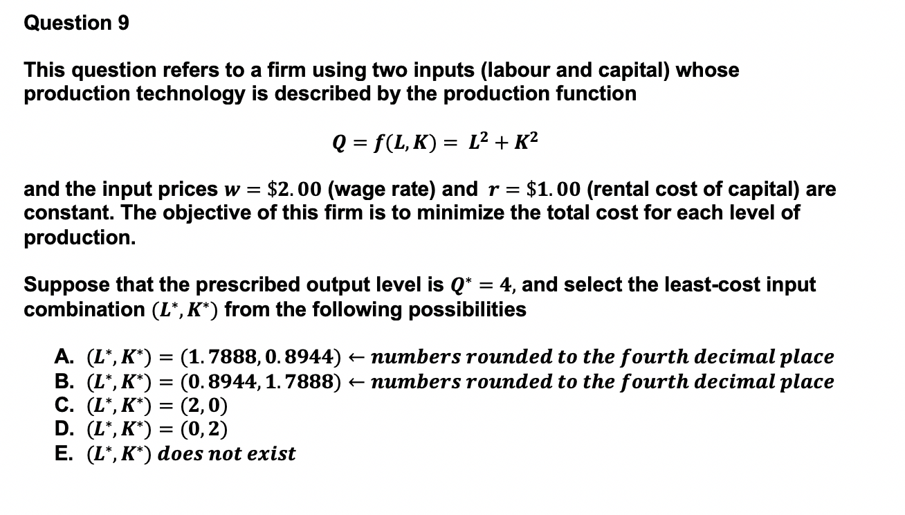 solved-question-9-this-question-refers-to-a-firm-using-two-chegg