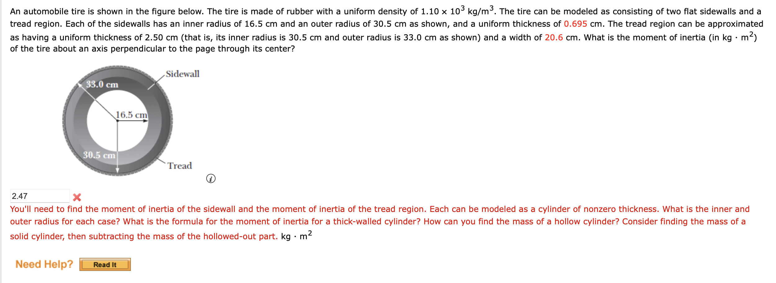 Solved Find The Moment Of Inertia? | Chegg.com