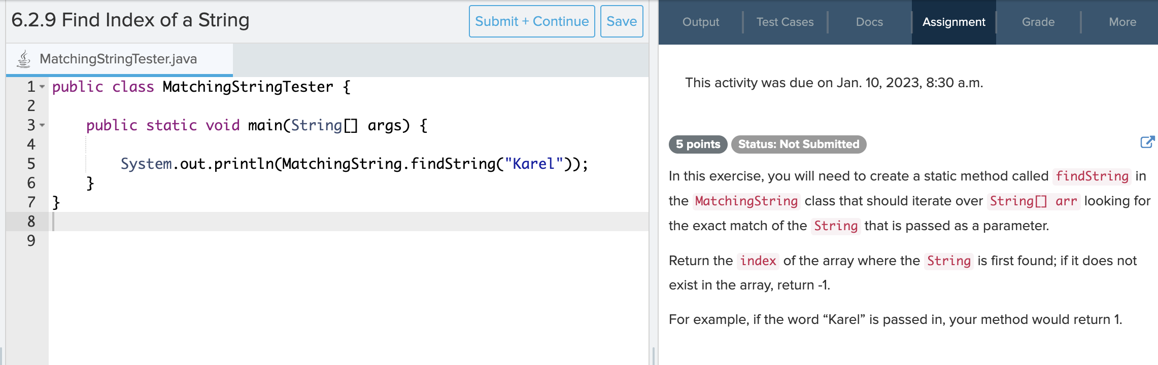 Solved In this exercise, you will need to create a static | Chegg.com