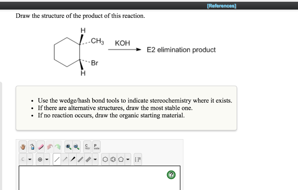 Solved Draw The Structure Of The Product Of This Reaction