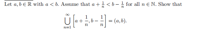 Solved Let A, B E R With A