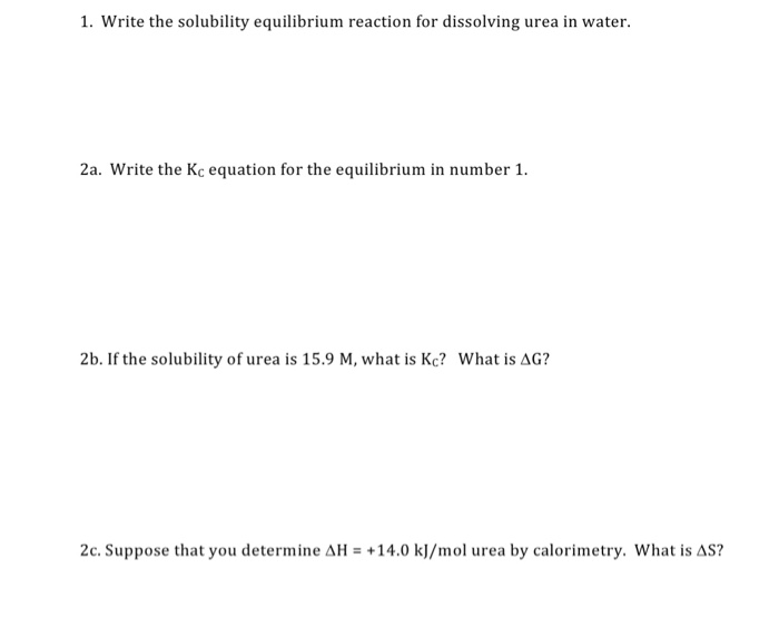 Solved Write the solubility equilibrium reaction for | Chegg.com