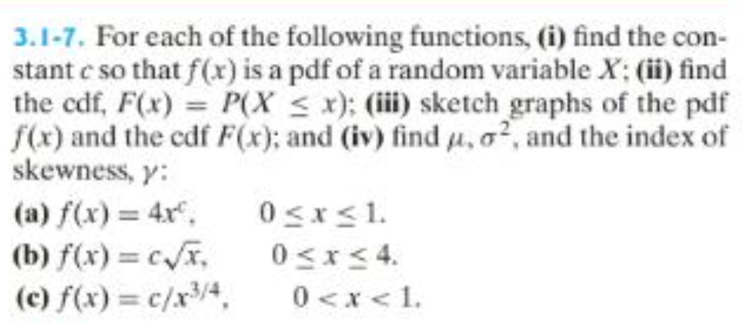 Solved For each of the following functions, find a. f(p); b.