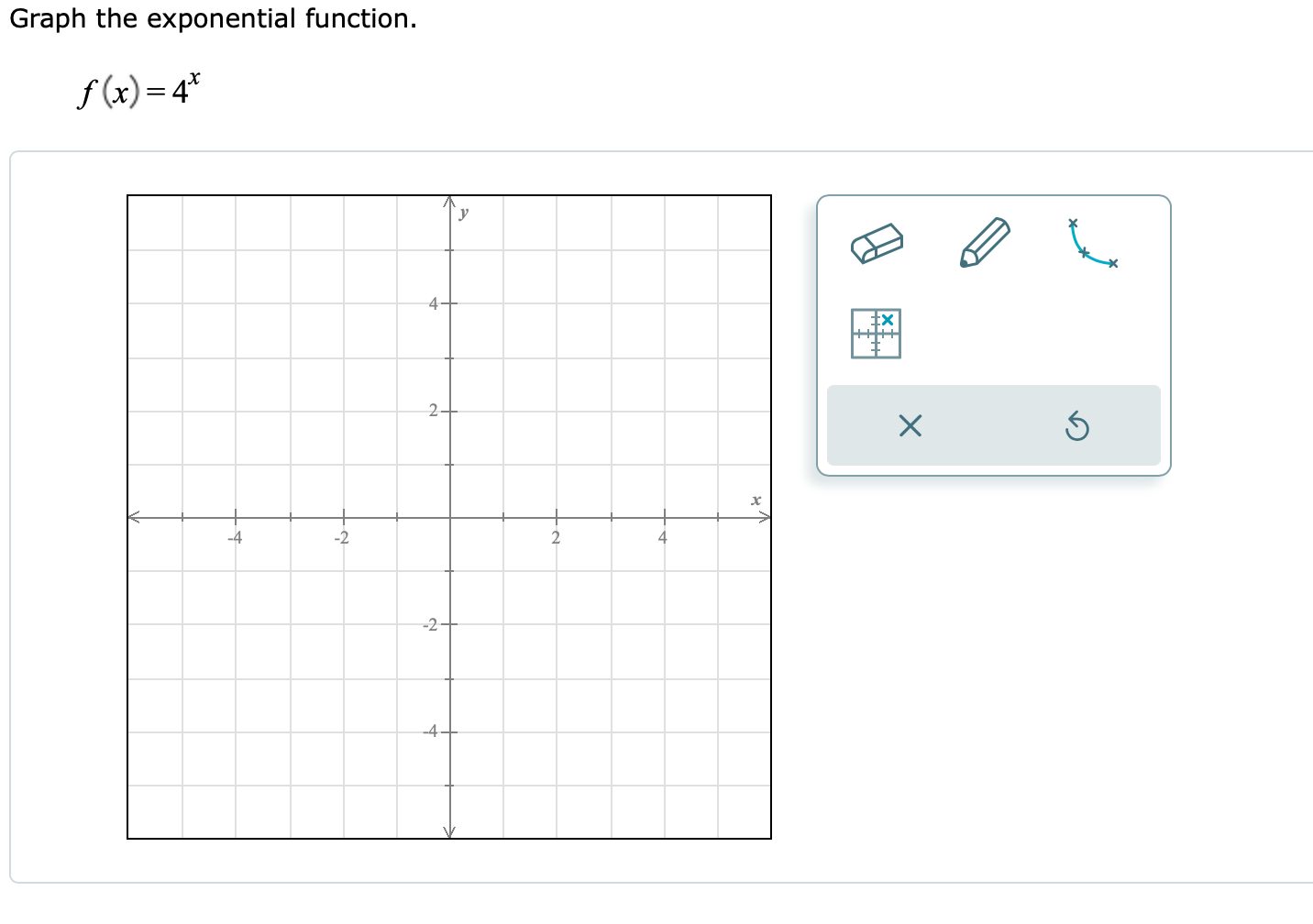 solved-graph-the-exponential-function-f-x-4-y-4-x-2-chegg