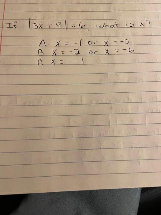 solved-if-3x-9-6-what-is-x-a-x-1-or-x-5-b-x-2-or-chegg